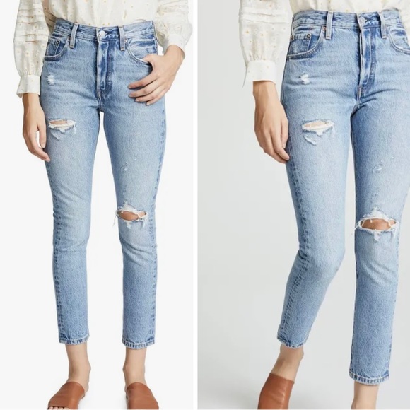 Levi’s 501 Skinny Jeans - Picture 3 of 12